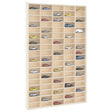 Vidaxl houten verzamelaarsvitrine met 90 vakken 50,5x4,5x79cm