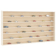 Vidaxl houten verzamelvitrine met 6 planken 80x8,5x55 cm