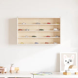 Vidaxl houten vitrinekast met deuren 60x8,5x37cm