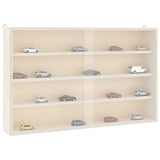 Vidaxl houten vitrinekast met deuren 60x8,5x37cm