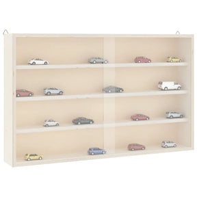 Vidaxl houten vitrinekast met deuren 60x8,5x37cm