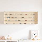 Vidaxl houten verzamelvitrine met deuren 100x8,5x37 cm