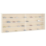 Vidaxl houten verzamelvitrine met deuren 100x8,5x37 cm