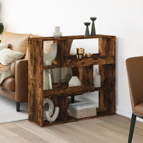 Vidaxl kamerscherm 100x33x94,5 cm bewerkt hout gerookt eikenkleurig