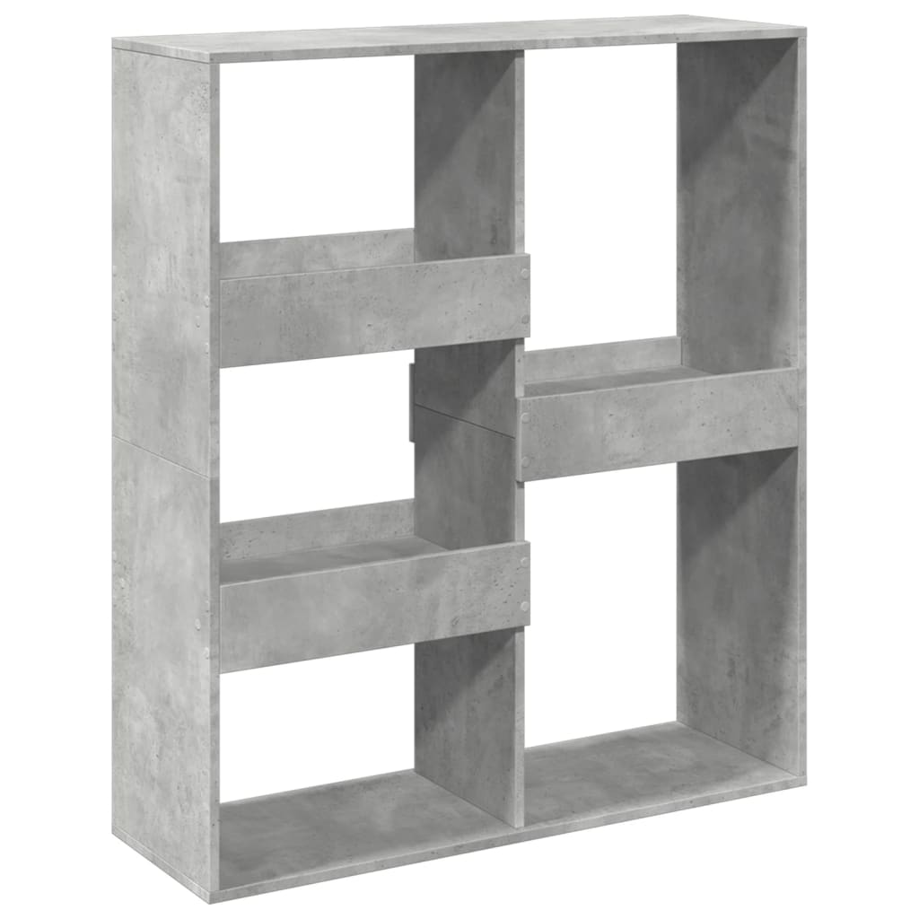 Vidaxl kamerscherm 100x33x115 cm bewerkt hout betongrijs