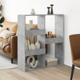 Vidaxl kamerscherm 100x33x115 cm bewerkt hout betongrijs