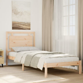 Vidaxl bedframe extra lang zonder matras massief hout 100x220 cm