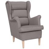 Vidaxl fauteuil 74x84x100 cm stof taupe