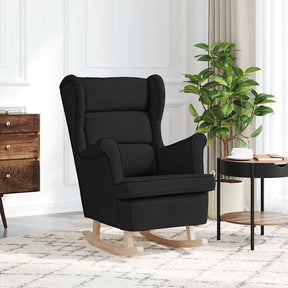 Vidaxl schommelstoel 74x90x102 cm stof zwart