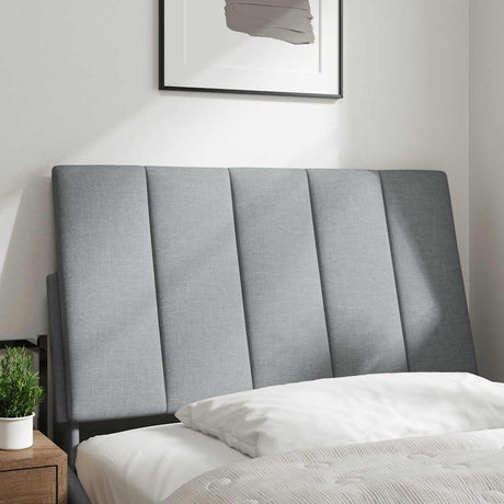 Vidaxl hoofdbordkussen hanko 80 cm stof lichtgrijs