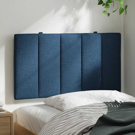 Vidaxl hoofdbordkussen hanko 90 cm stof blauw