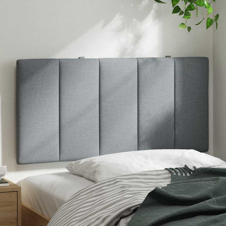 Vidaxl hoofdbordkussen hanko 100 cm stof lichtgrijs