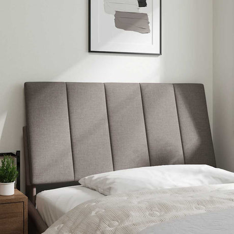 Vidaxl hoofdbordkussen hanko 100 cm stof taupe