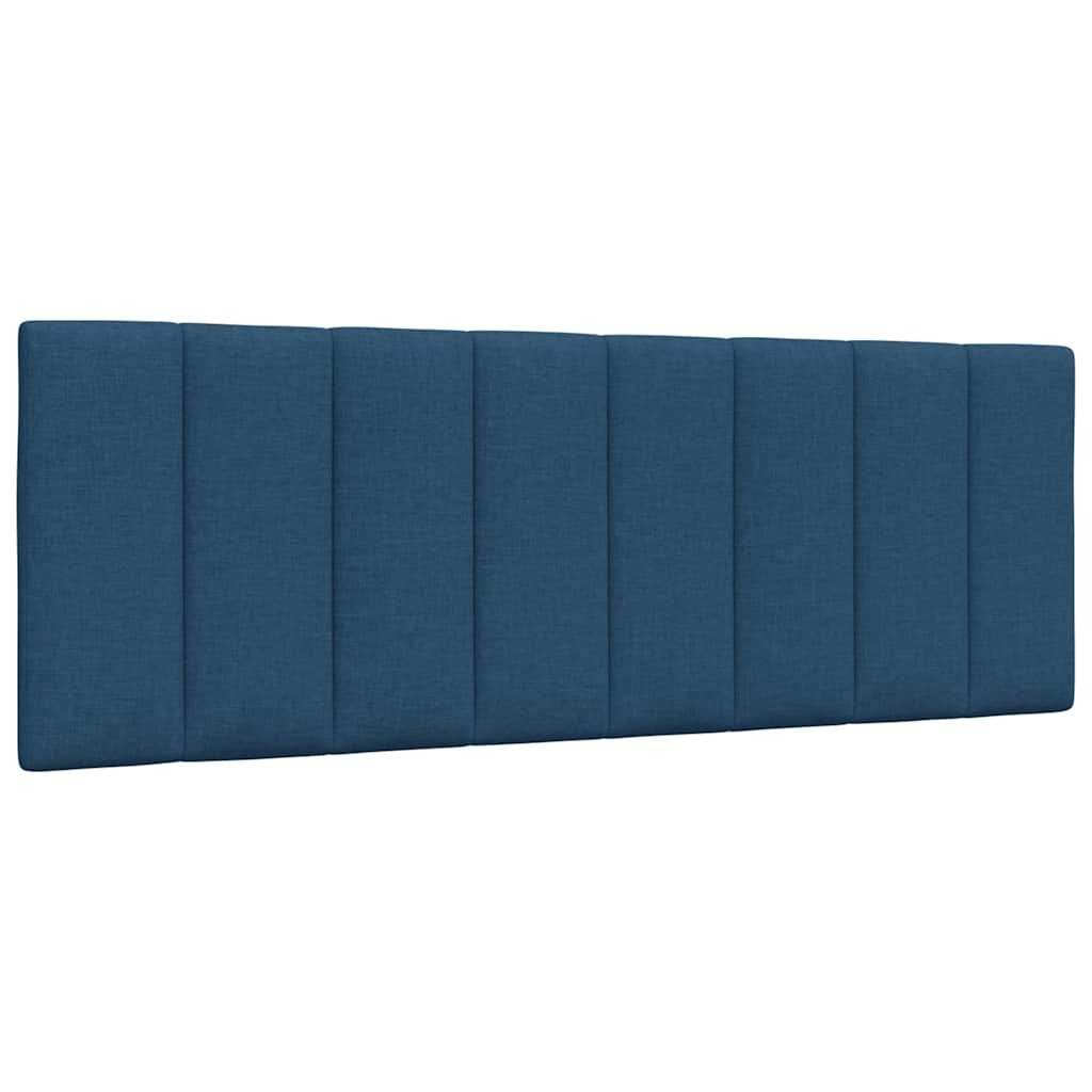 Vidaxl hoofdbordkussen hanko 120 cm stof blauw
