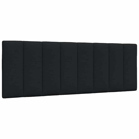 Vidaxl hoofdbordkussen hanko 140 cm stof zwart