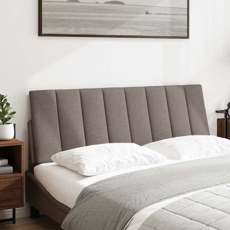 Vidaxl hoofdbordkussen hanko 140 cm stof taupe