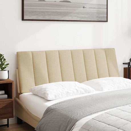 Vidaxl hoofdbordkussen hanko 140 cm stof crèmekleurig