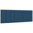 Vidaxl hoofdbordkussen hanko 140 cm stof blauw