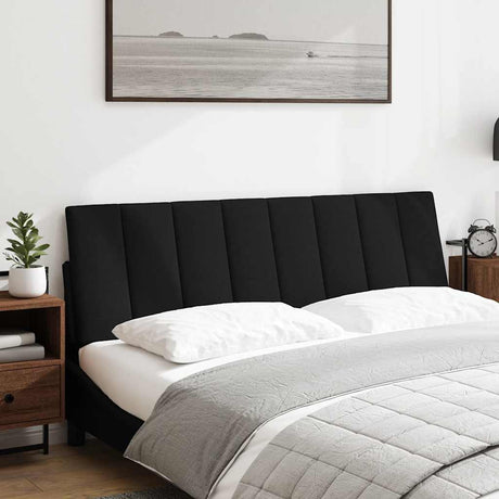 Vidaxl hoofdbordkussen hanko 160 cm stof zwart