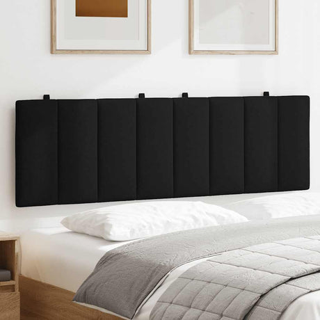Vidaxl hoofdbordkussen hanko 160 cm stof zwart