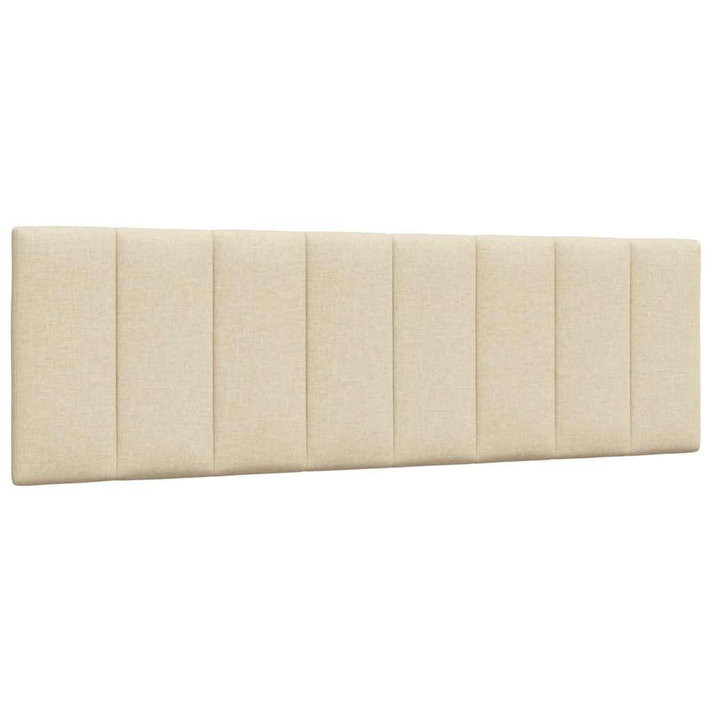 Vidaxl hoofdbordkussen hanko 160 cm stof crèmekleurig