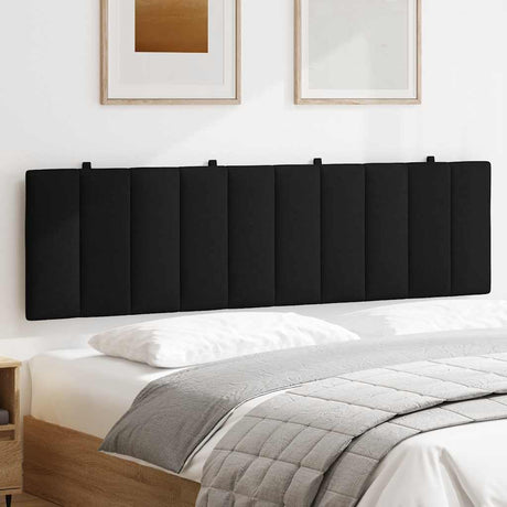 Vidaxl hoofdbordkussen hanko 180 cm stof zwart