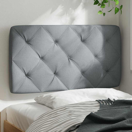 Vidaxl hoofdbordkussen 80 cm stof lichtgrijs