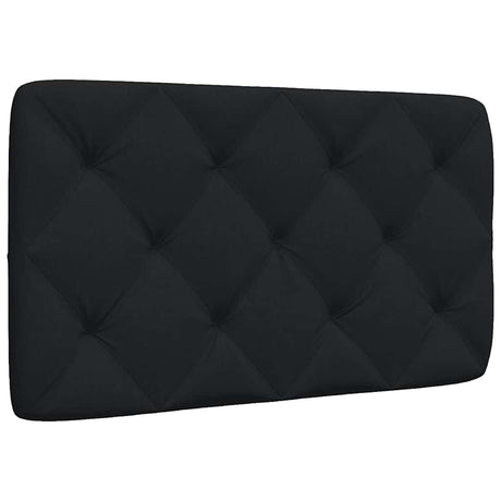Vidaxl hoofdbordkussen 80 cm stof zwart