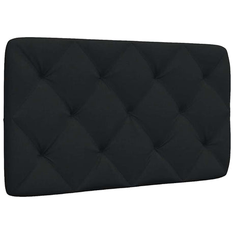 Vidaxl hoofdbordkussen 90 cm stof zwart