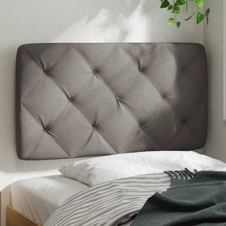 Vidaxl hoofdbordkussen 90 cm stof taupe