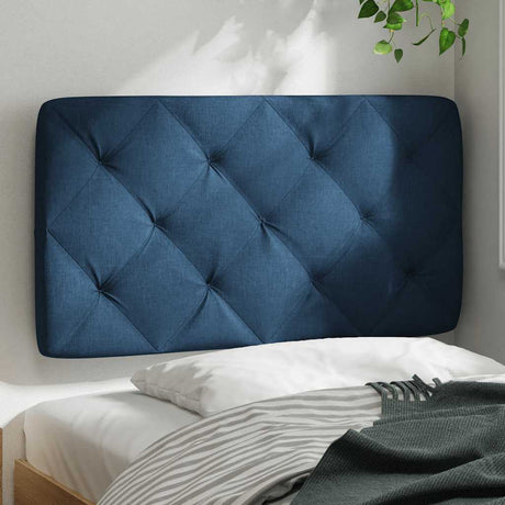 Vidaxl hoofdbordkussen 90 cm stof blauw