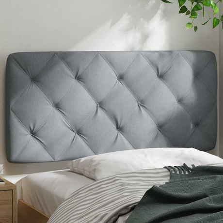 Vidaxl hoofdbordkussen 100 cm stof lichtgrijs
