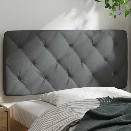 Vidaxl hoofdbordkussen 100 cm stof donkergrijs
