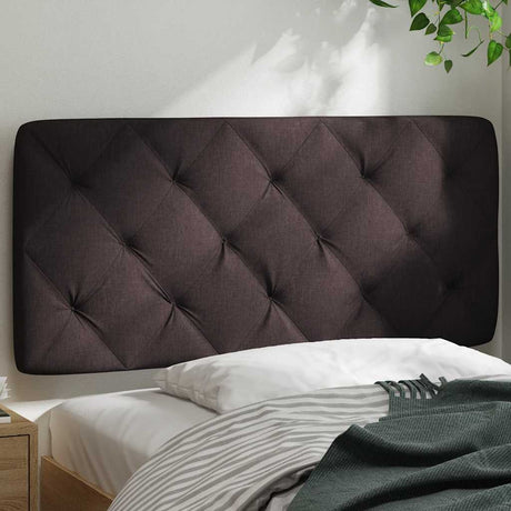Vidaxl hoofdbordkussen 100 cm stof donkerbruin