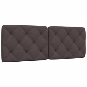 Vidaxl hoofdbordkussen 120 cm stof donkerbruin