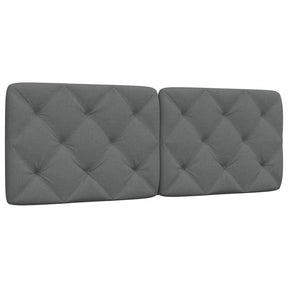 Vidaxl hoofdbordkussen 140 cm stof donkergrijs