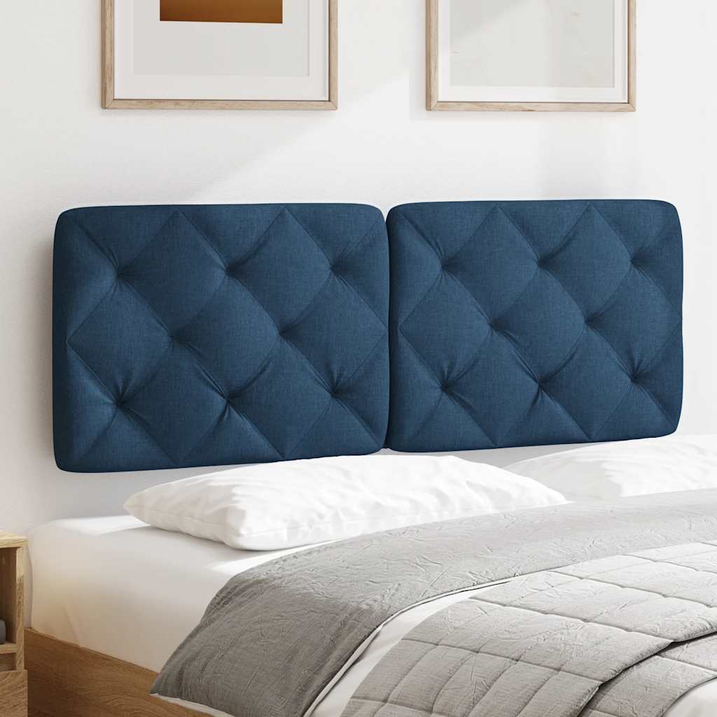 Vidaxl hoofdbordkussen 140 cm stof blauw