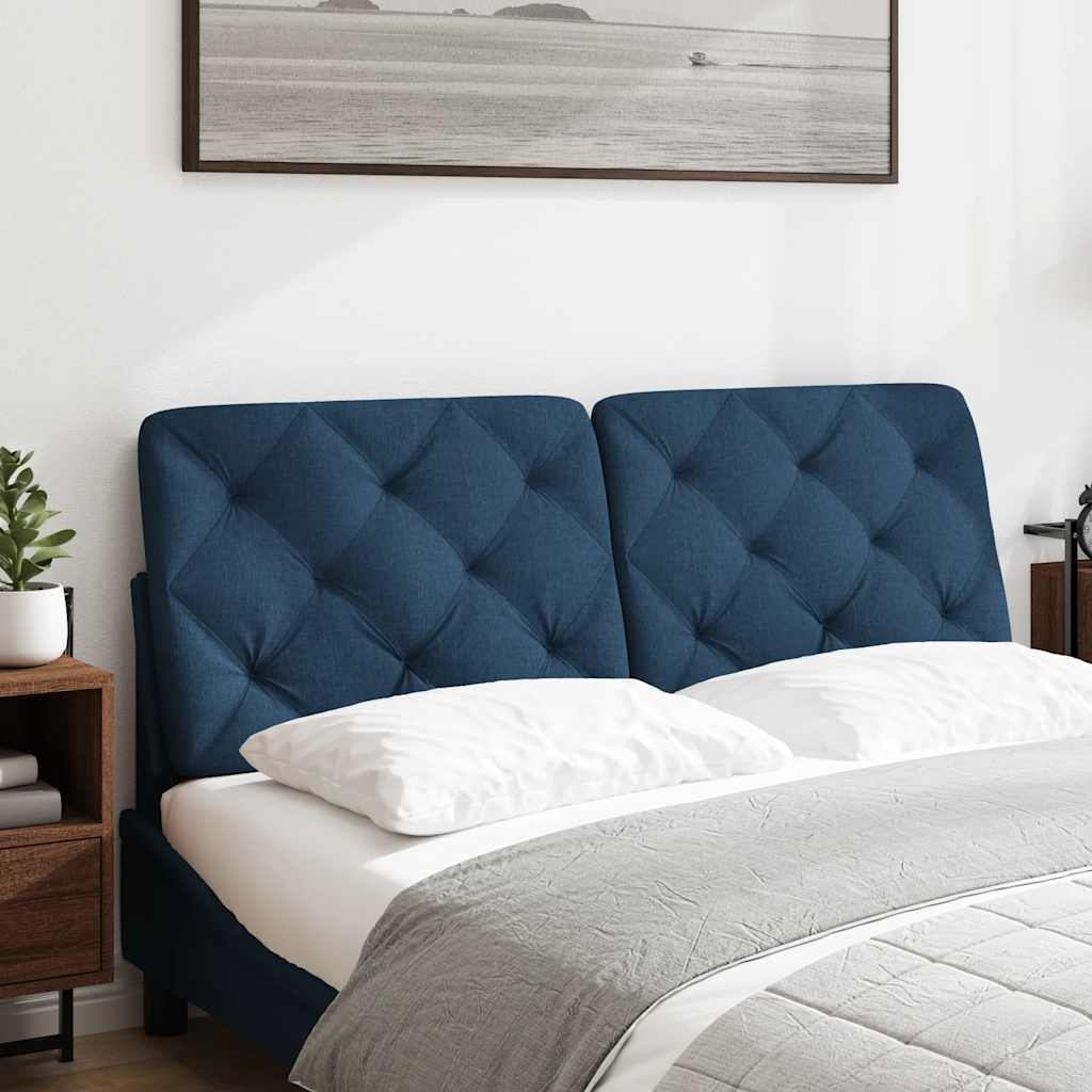 Vidaxl hoofdbordkussen 140 cm stof blauw