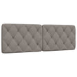 Vidaxl hoofdbordkussen 160 cm stof taupe