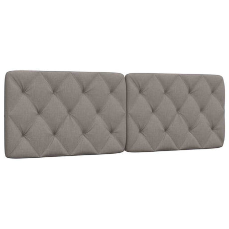 Vidaxl hoofdbordkussen 160 cm stof taupe