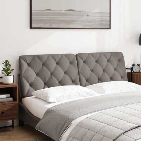 Vidaxl hoofdbordkussen 160 cm stof taupe