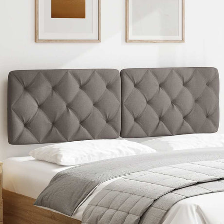 Vidaxl hoofdbordkussen 160 cm stof taupe