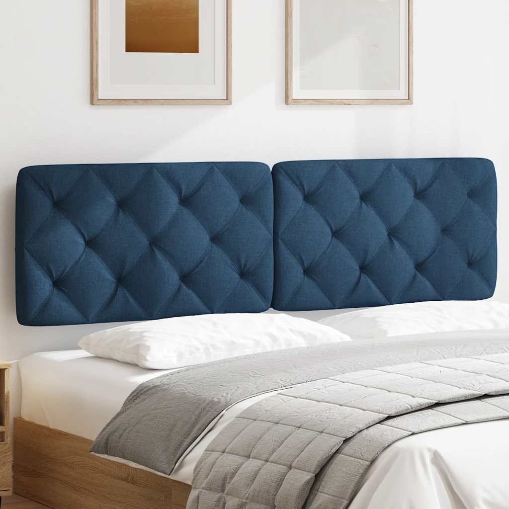 Vidaxl hoofdbordkussen 180 cm stof blauw