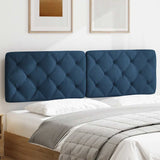 Vidaxl hoofdbordkussen 180 cm stof blauw
