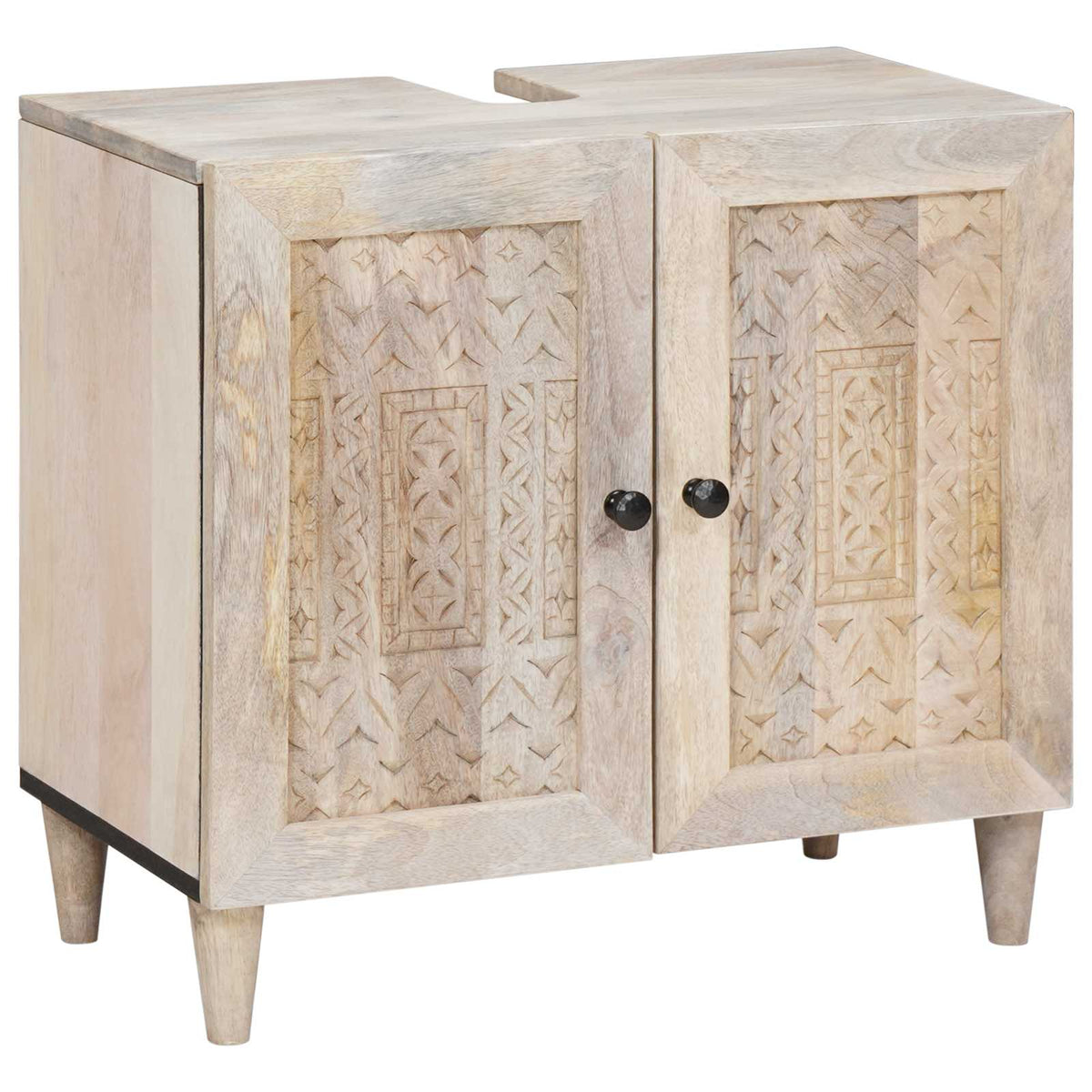 Vidaxl badkamermeubelset 2 st wit 62 x 33 x 58 cm bewerkt hout