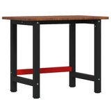 Vidaxx Werkbank Rechteck 100x60x81,5 cm Eiche massiv dunkelbraun