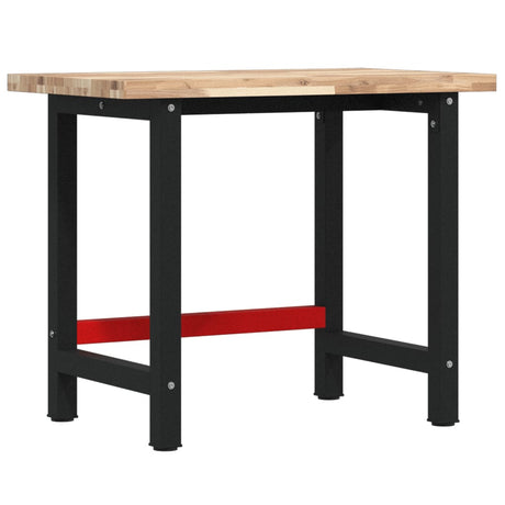VidaXL Rechteckige Werkbank 100x60x83 cm massives Akazienholz