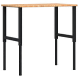 Vidaxx Werkbank Rechteck 100x60x (71,5-98) cm Eiche hellbraun