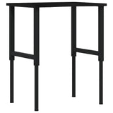 Vidaxl werkbank 80x60x(71,5-98) cm eikenhout donkerbruin
