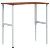 VidaXL Werkbank Rechteck 100x60x (71,5-98) cm Eiche dunkelbraun
